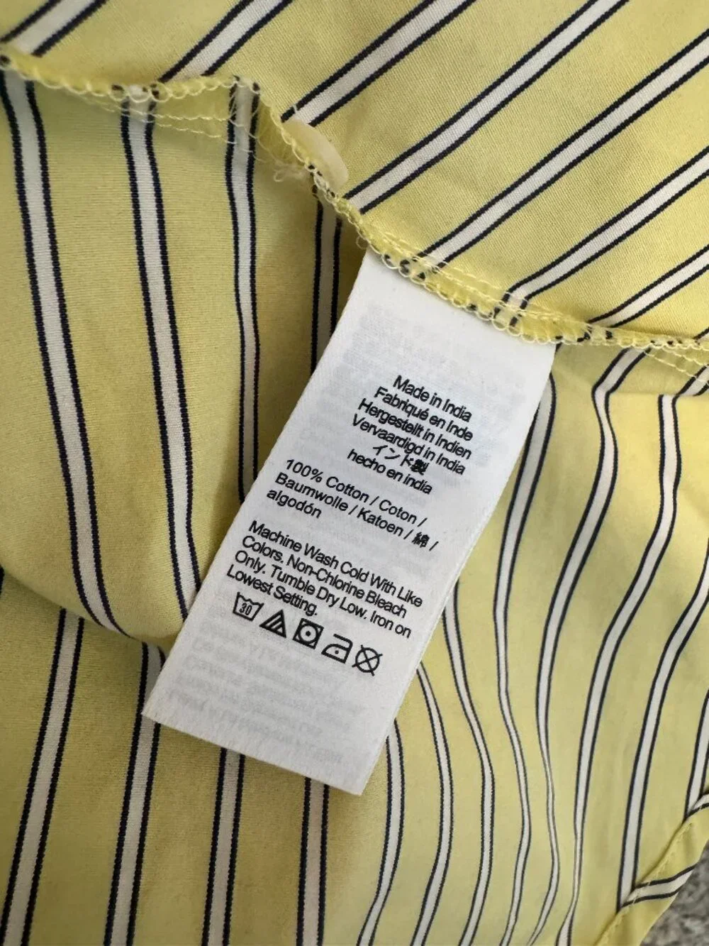 J.Crew NWT Tiered Popover Dress Striped Cotton Poplin Green Sweet Pea M Tall